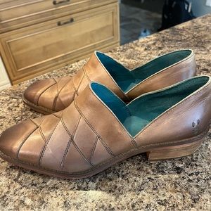 Roan Women’s low booties genuine leather braided